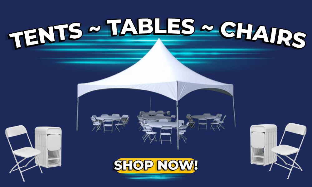 Tents, Tables & Chairs - Rent True North